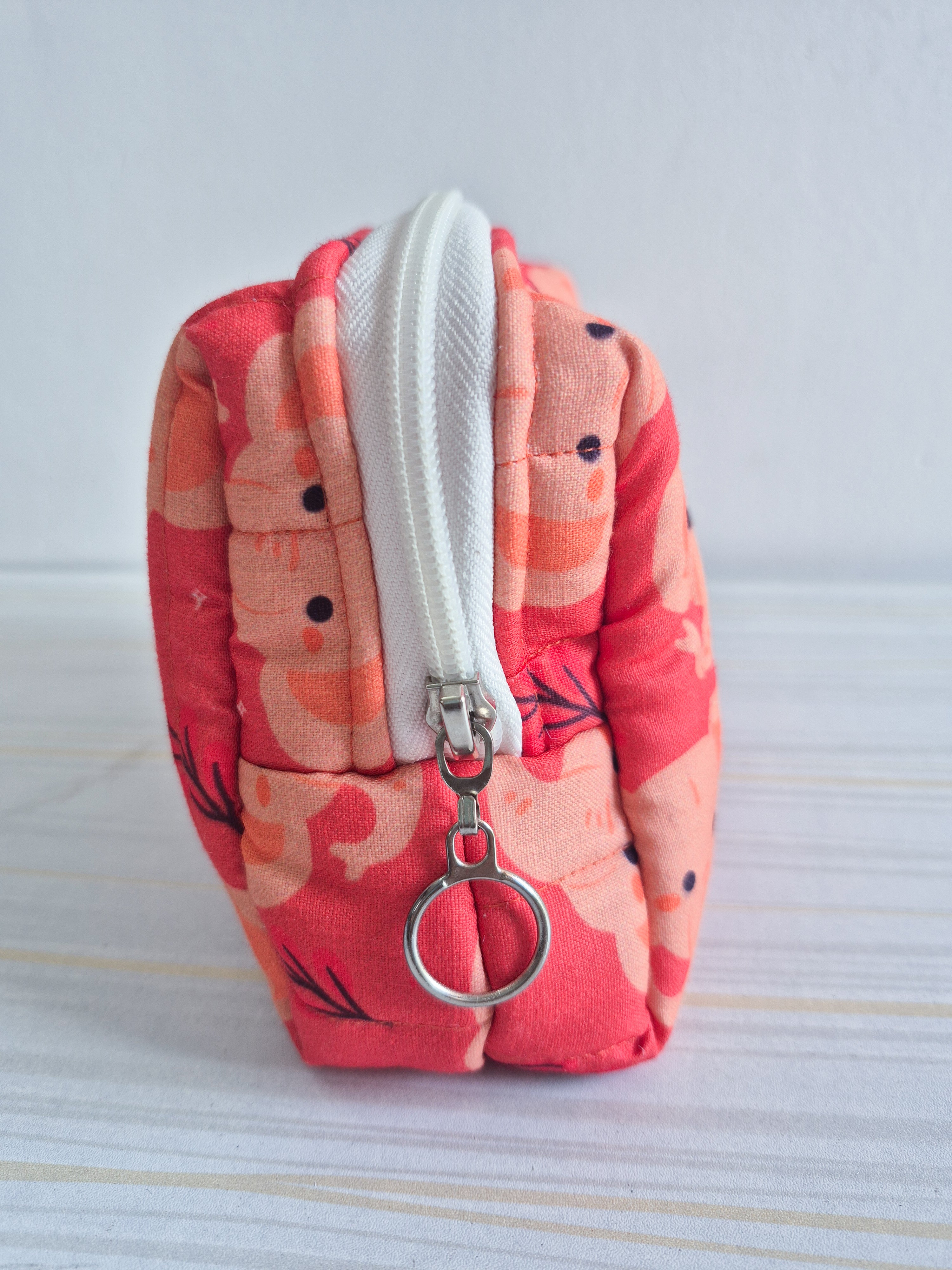 Yaanai Quilted Makeup/ Travel Pouch - Medium size