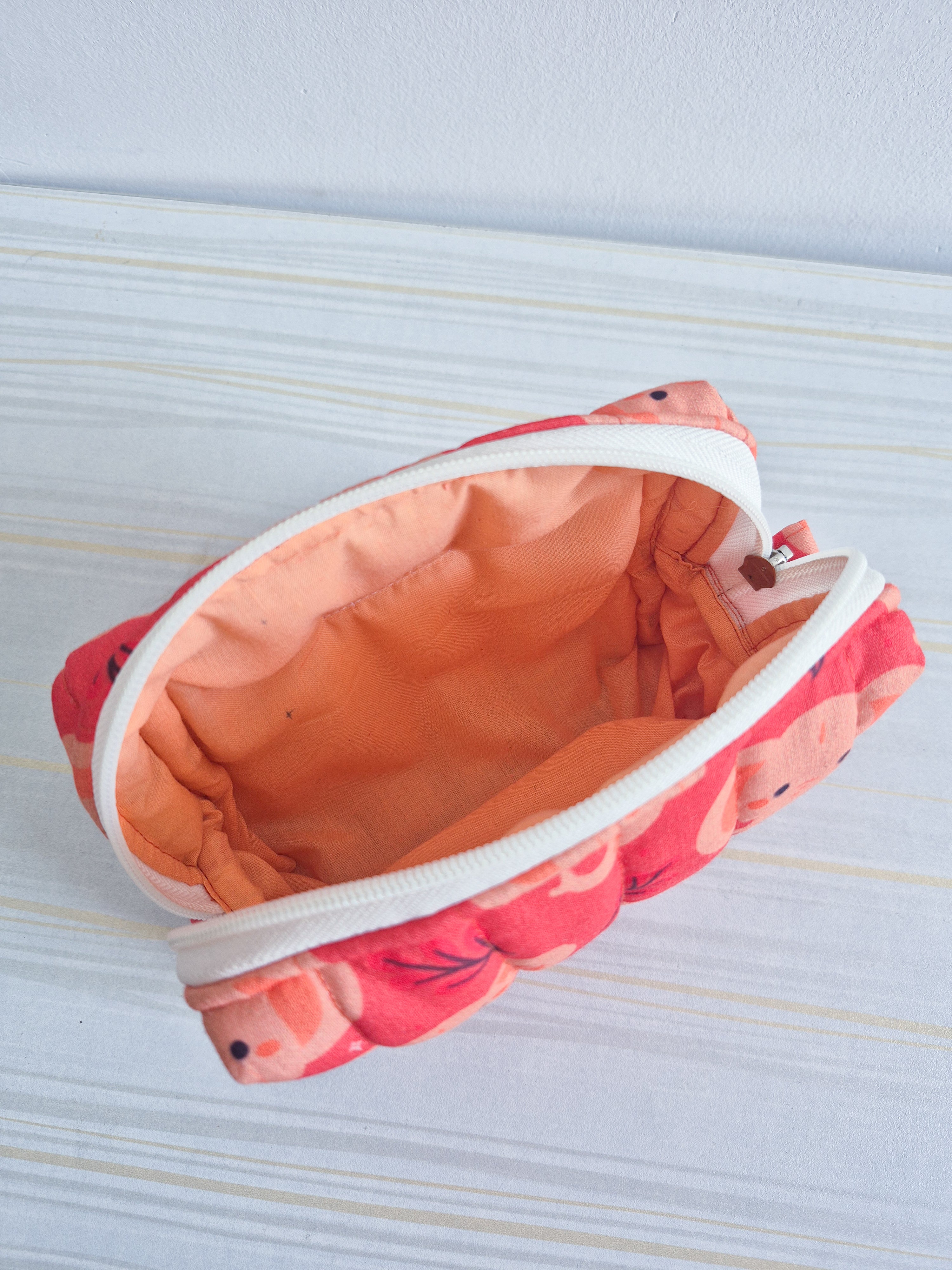 Yaanai Quilted Makeup/ Travel Pouch - Medium size