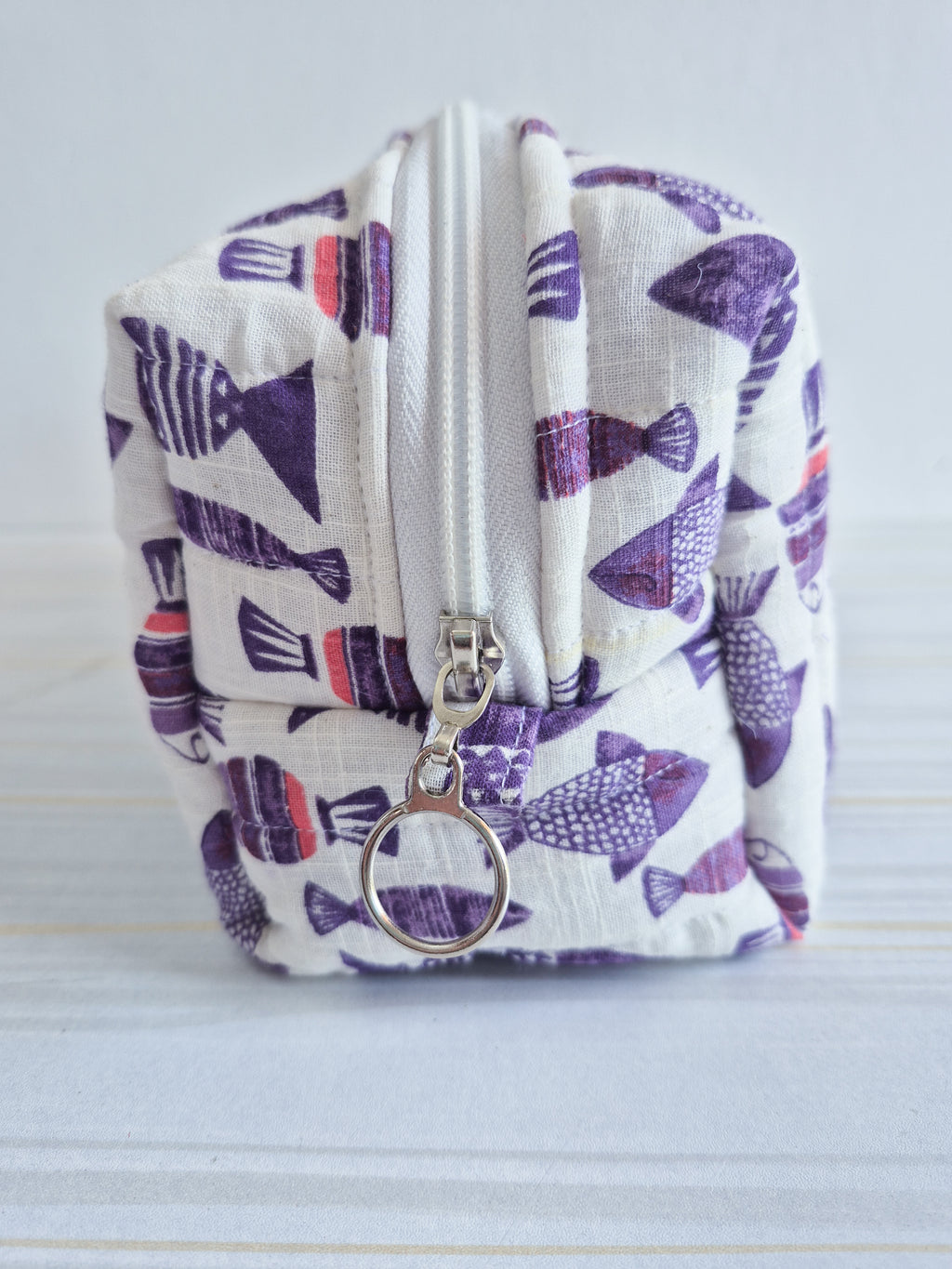 Meena Quilted Makeup/ Travel Pouch - Large size